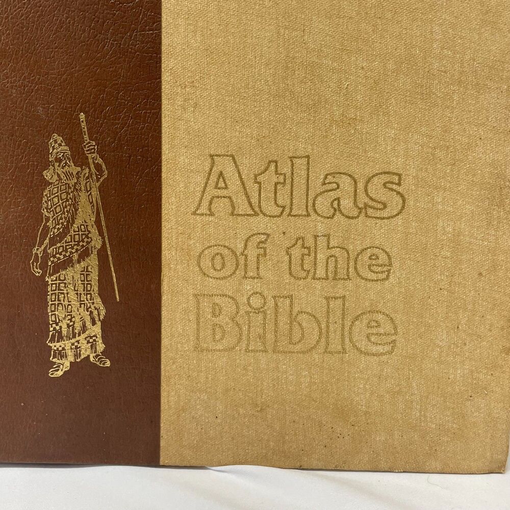 Reader's Digest Atlas of the Bible 1981 Hardcover Illustrated Holy Land Maps